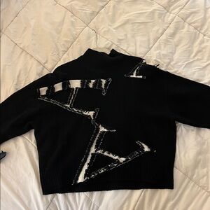 all saints A fringe sweater